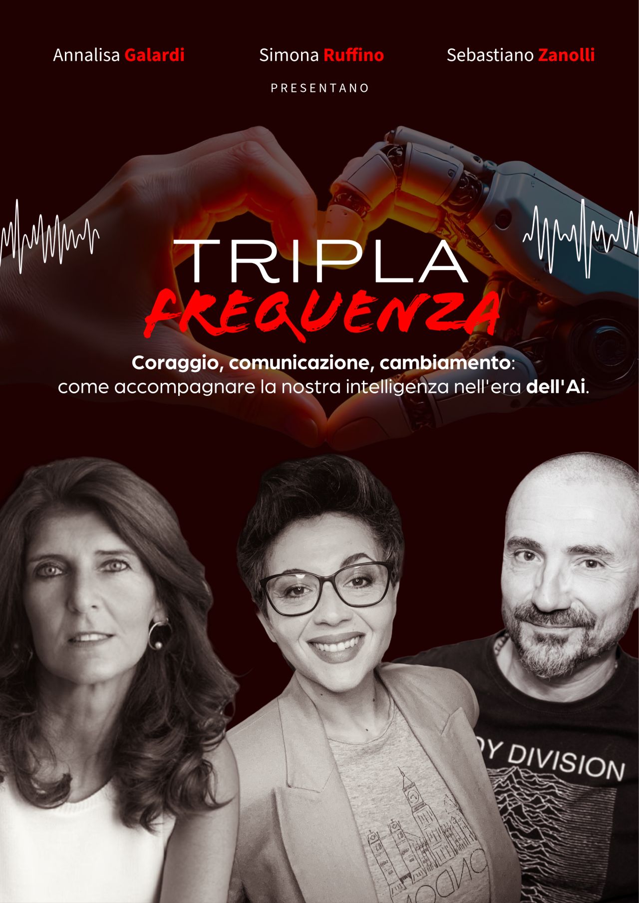 "TRIPLA FREQUENZA" con Simona Ruffino, Annalisa Galardi e Sebastiano Zanolli.
Prossimamente!